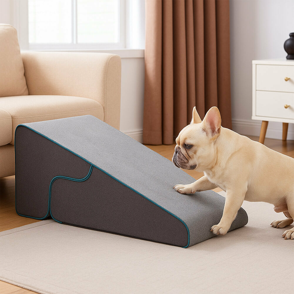 2‑in‑1 Foldable Dog Stairs & Ramp