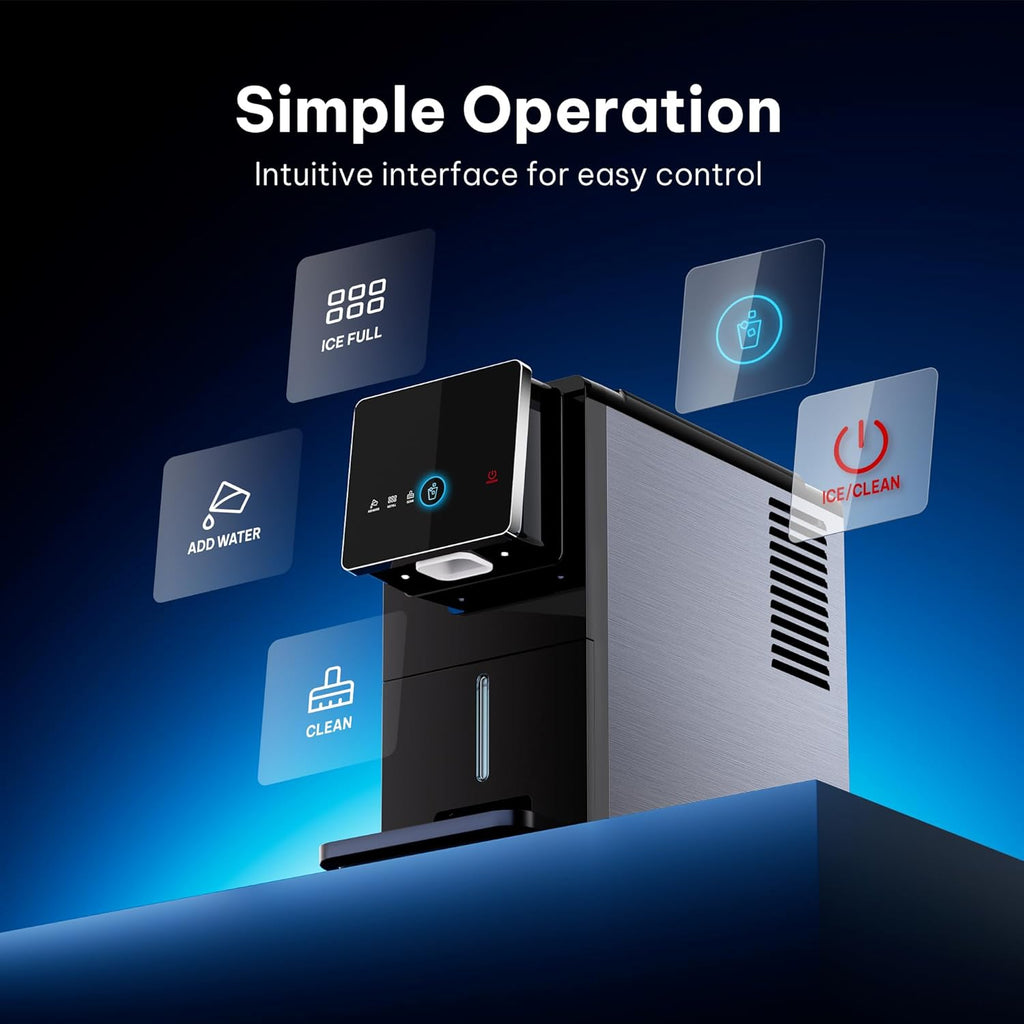 33 lb/Day One-Touch Nugget Ice Dispenser