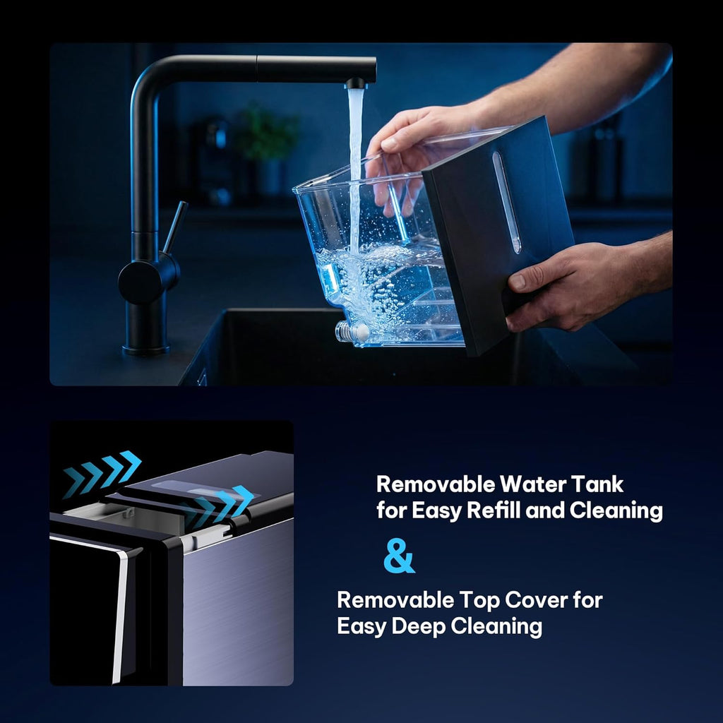 33 lb/Day One-Touch Nugget Ice Dispenser