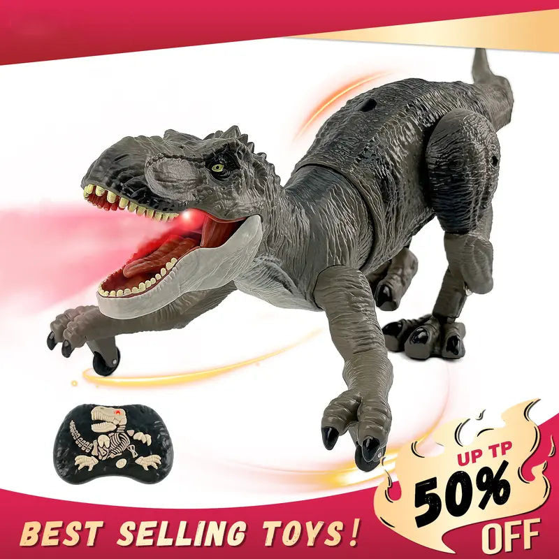 Mist‑Spraying Remote Dinosaur Toy