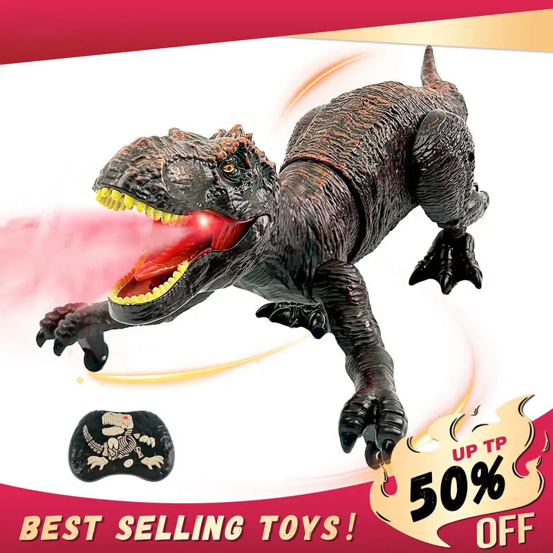 Mist‑Spraying Remote Dinosaur Toy