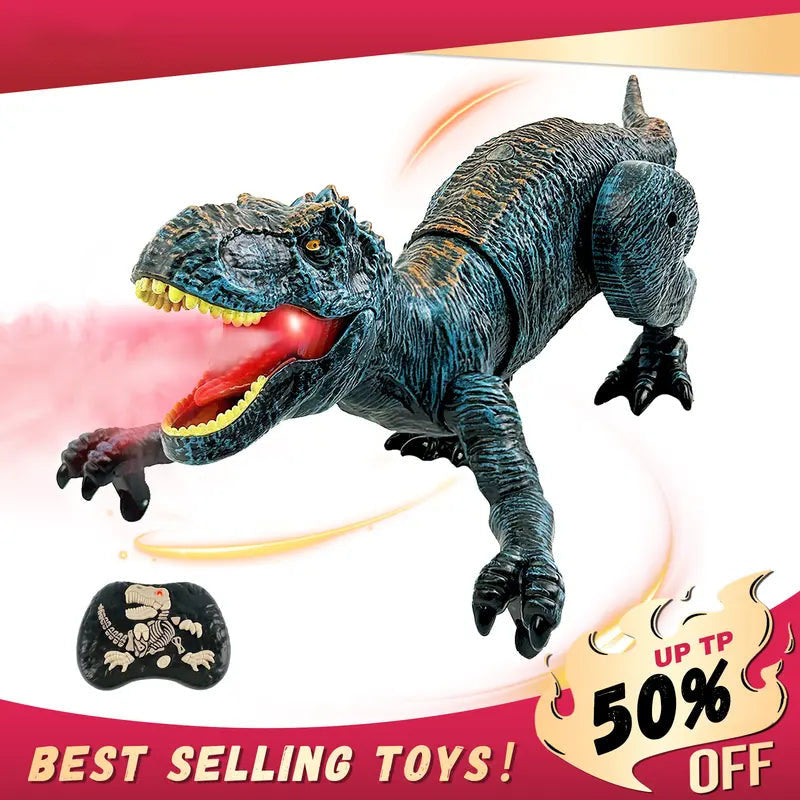 Mist‑Spraying Remote Dinosaur Toy
