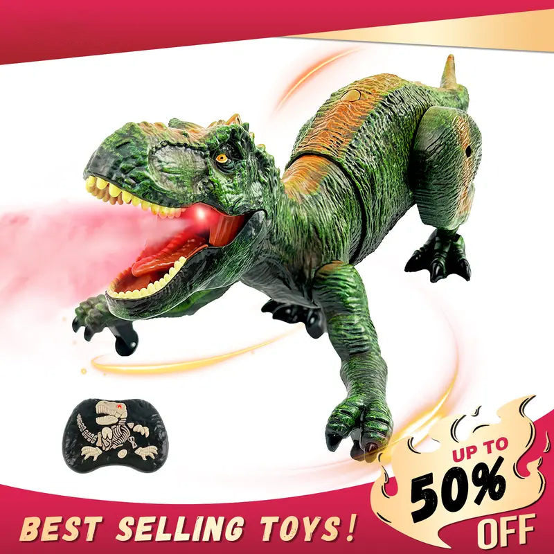 Mist‑Spraying Remote Dinosaur Toy