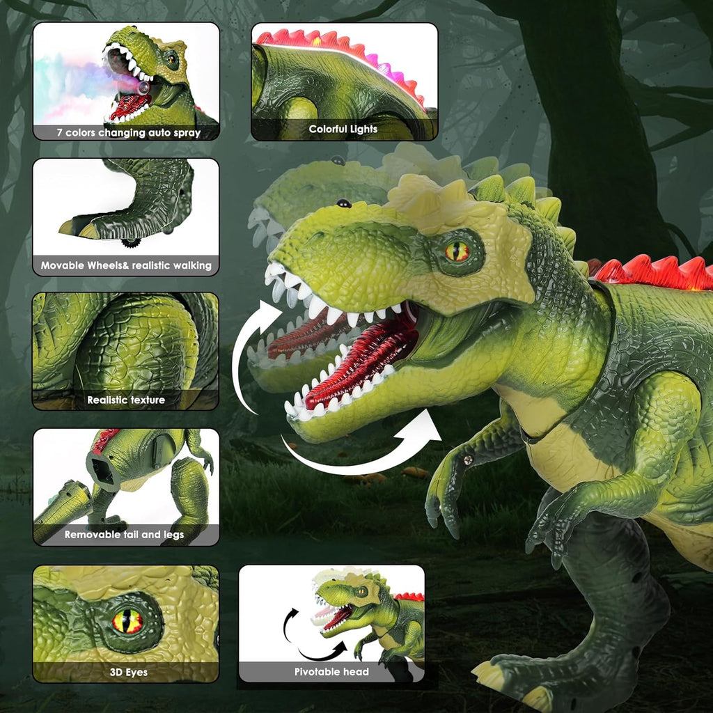 Mist‑Spraying Remote Dinosaur Toy
