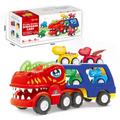 Lights & Sound Dino Transport with 6 Cars
