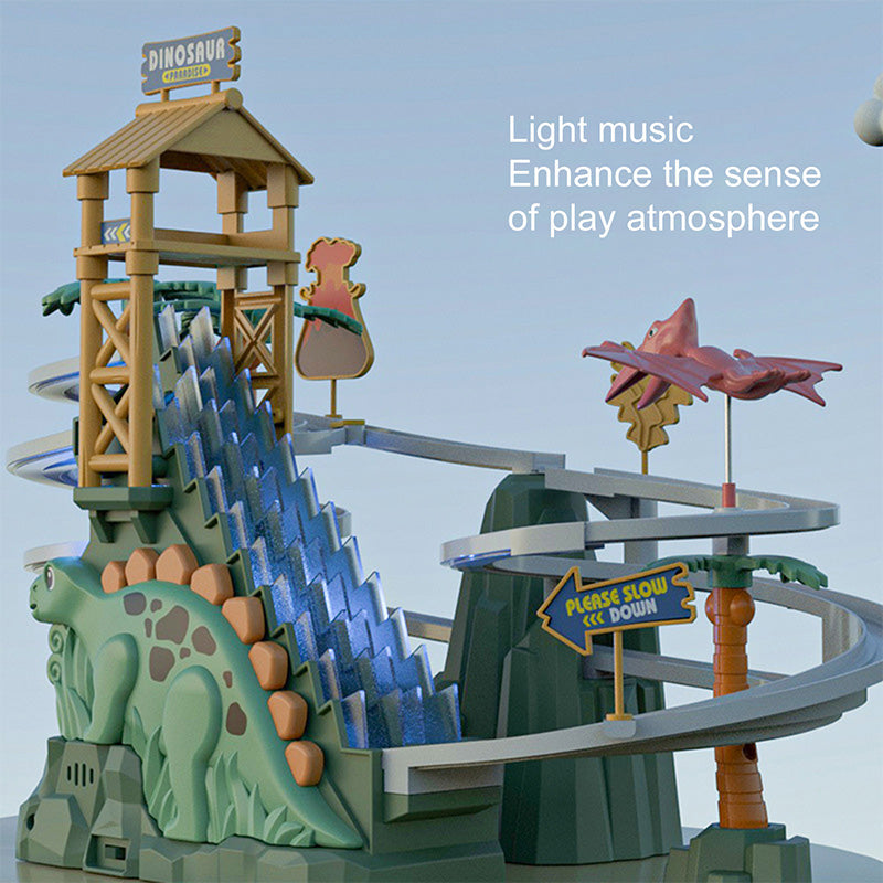 Dinosaur Climbing Slide with Lights & Music