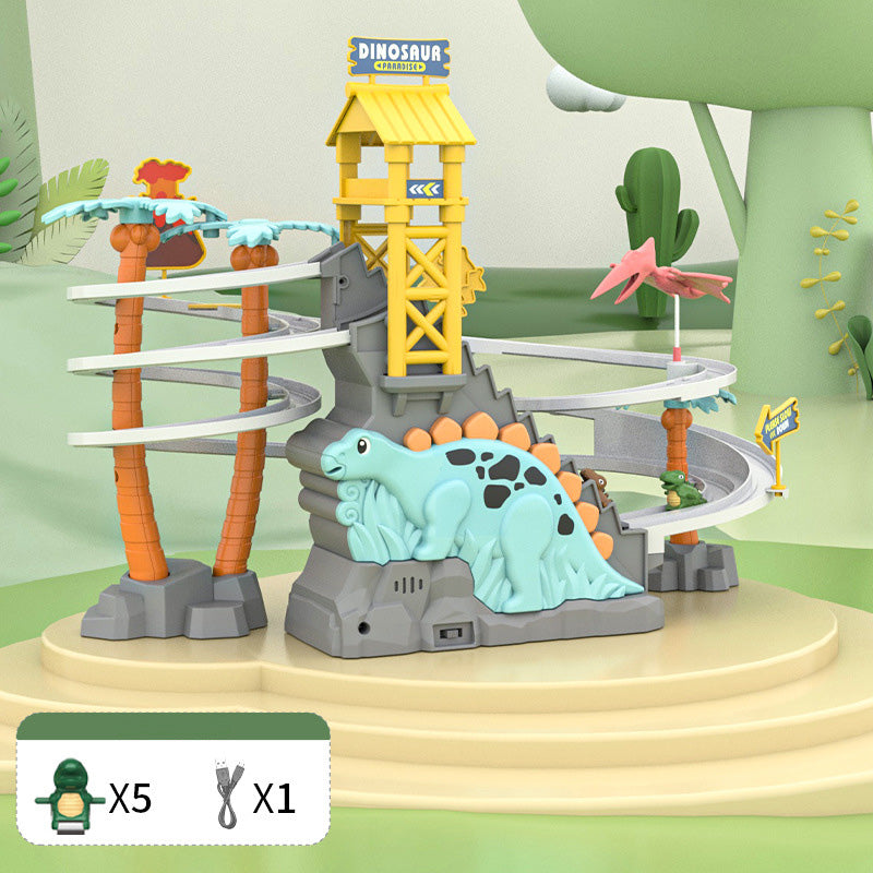 Dinosaur Climbing Slide with Lights & Music