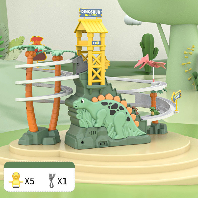 Dinosaur Climbing Slide with Lights & Music