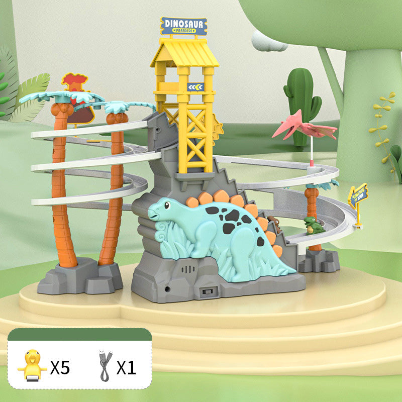 Dinosaur Climbing Slide with Lights & Music