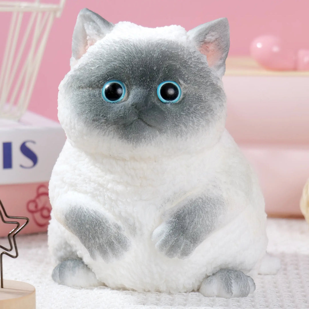 Soft Cuddly Stress‑Relief Cat Toy