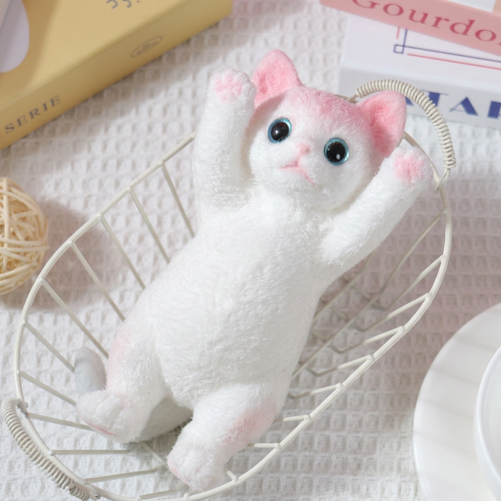 Soft Cuddly Stress‑Relief Cat Toy