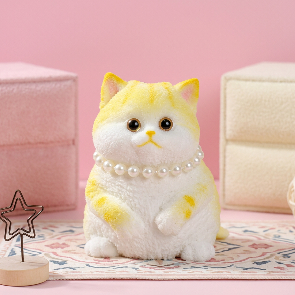 Soft Cuddly Stress‑Relief Cat Toy