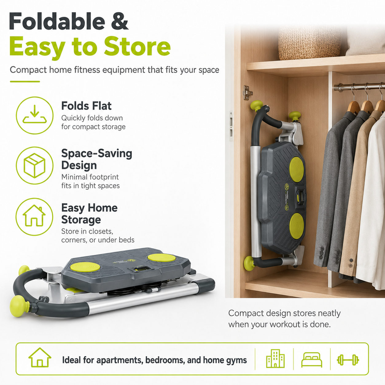 Full-Body Toning Stepper with Display